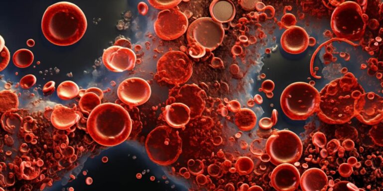 How does liver disease affect red blood cells